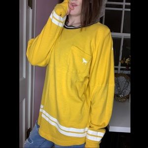 Oversized PINK Victoria’s Secret sweatshirt